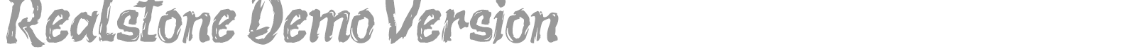Realstone font preview